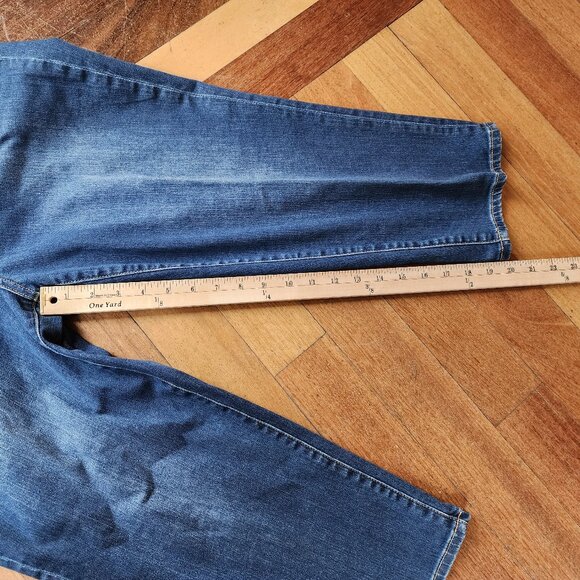 Talbots Flawless Five-Pocket "Crop" Jeans Size 14 Petite - Picture 11 of 16